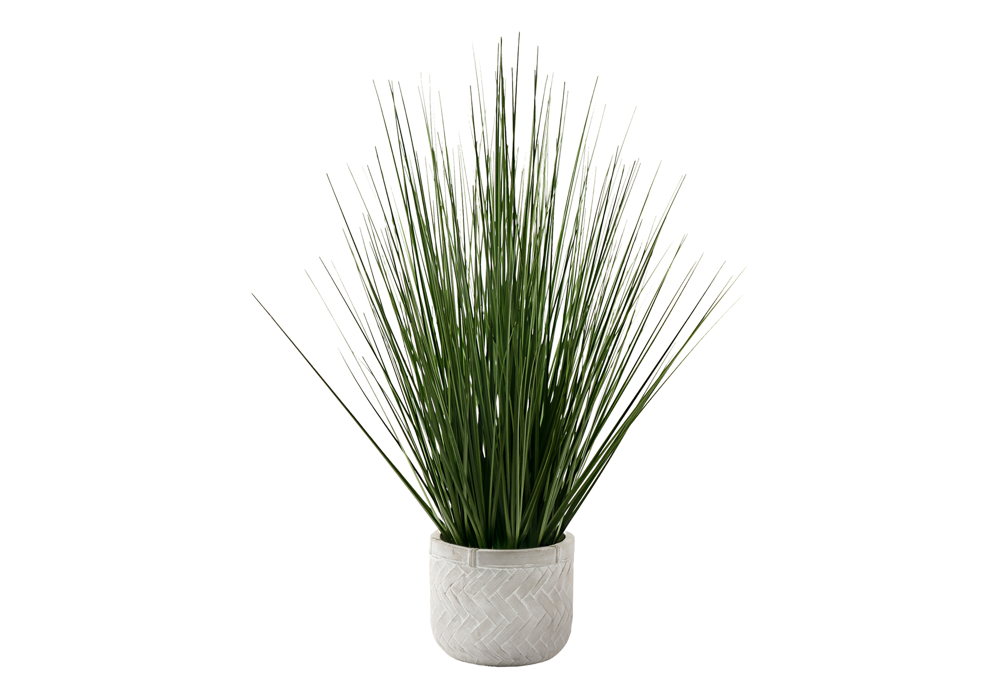 ARTIFICIAL PLANT - 21"H / INDOOR GRASS IN CEMENT 4" POT